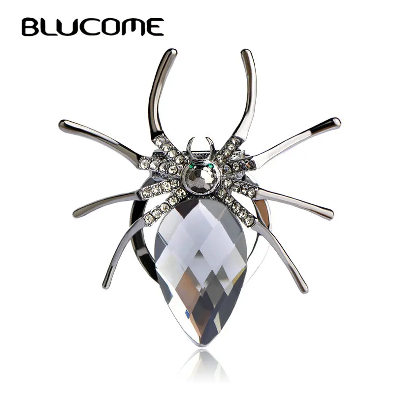 Броши Blucome для женщин и детей специальный черный цвет пистолета насекомые