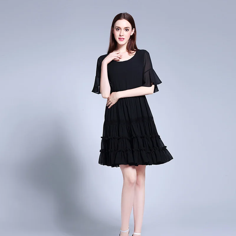 Богемное шифоновое большого размера летние Платье из новой коллекции 5xl плюс