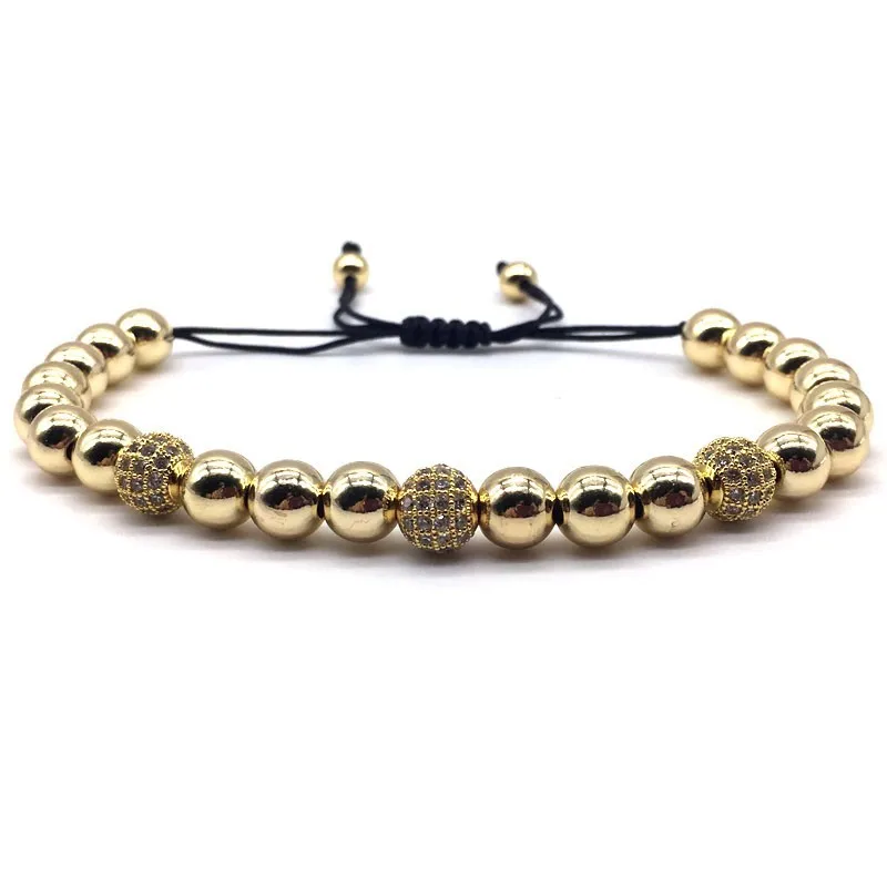 Роскошный браслет с короной для женщин 2020 модные круглые бусины паве Кубический