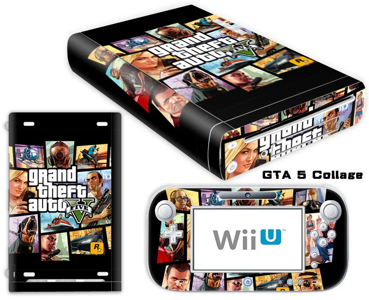 Дизайн Марио виниловая кожа Наклейка для Wii U консоль крышка с 2 пультом