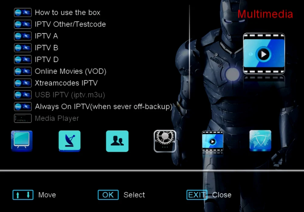 Satxtrem IPS2 PLUS DVB S2 спутниковый ресивер с USB wifi H.264 приемником поддержка IKS BissKey IPTV Cam Clines для Европы
