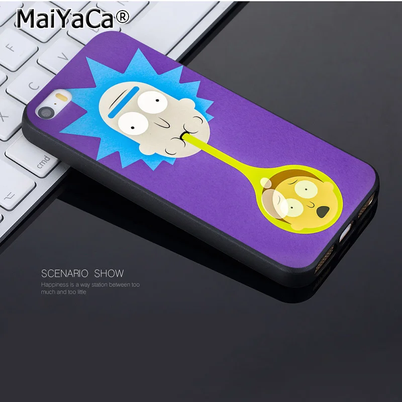 13 MaiYaCa для iphone 7 6 X Чехол Рик и Морти Пикл Рик Coque Оболочка Чехол для телефона для iphone 7 6X8 6s Plus 5 5S SE XS XR чехол - Цвет: 13