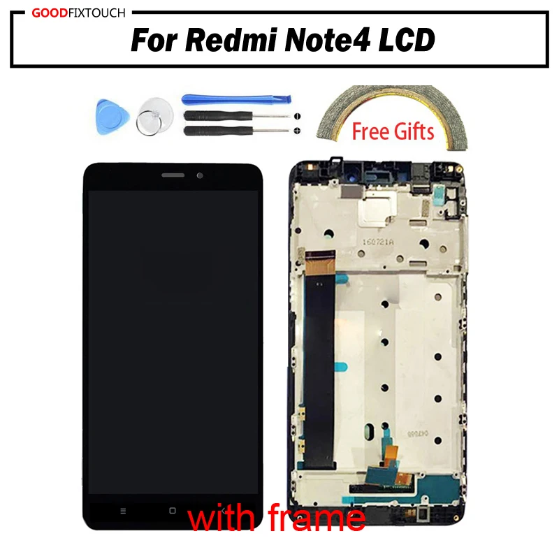 100% проверка прошла успешно 5 &quotдля Redmi NOTE 4 ЖК-дисплей сенсорный экран сенсорная