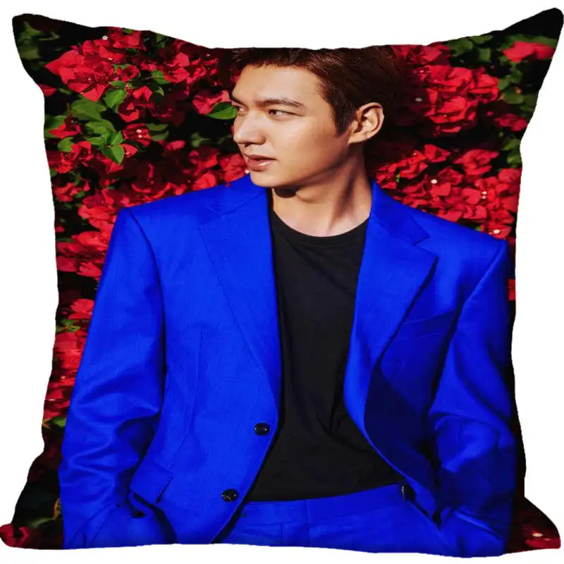 5 На заказ KPOP Lee Min ho квадратный чехол для подушки на заказ на молнии для спальни и дома Чехол для подушки 1 шт. на заказ 40x40 см - Цвет: 5