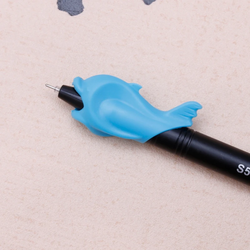 

10 Pcs Children Pencil Holder Writing Hold Pen Grip Posture Correction Tool Fish Shape