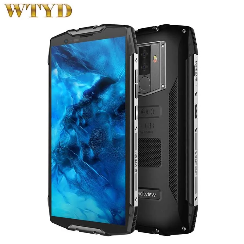 Blackview BV6800 pro 6580 мАч IP68 Водонепроницаемый 5," 18:9 16MP камера NFC Беспроводное зарядное устройство 4 Гб 64G MT6750T Android 8,1 смартфон