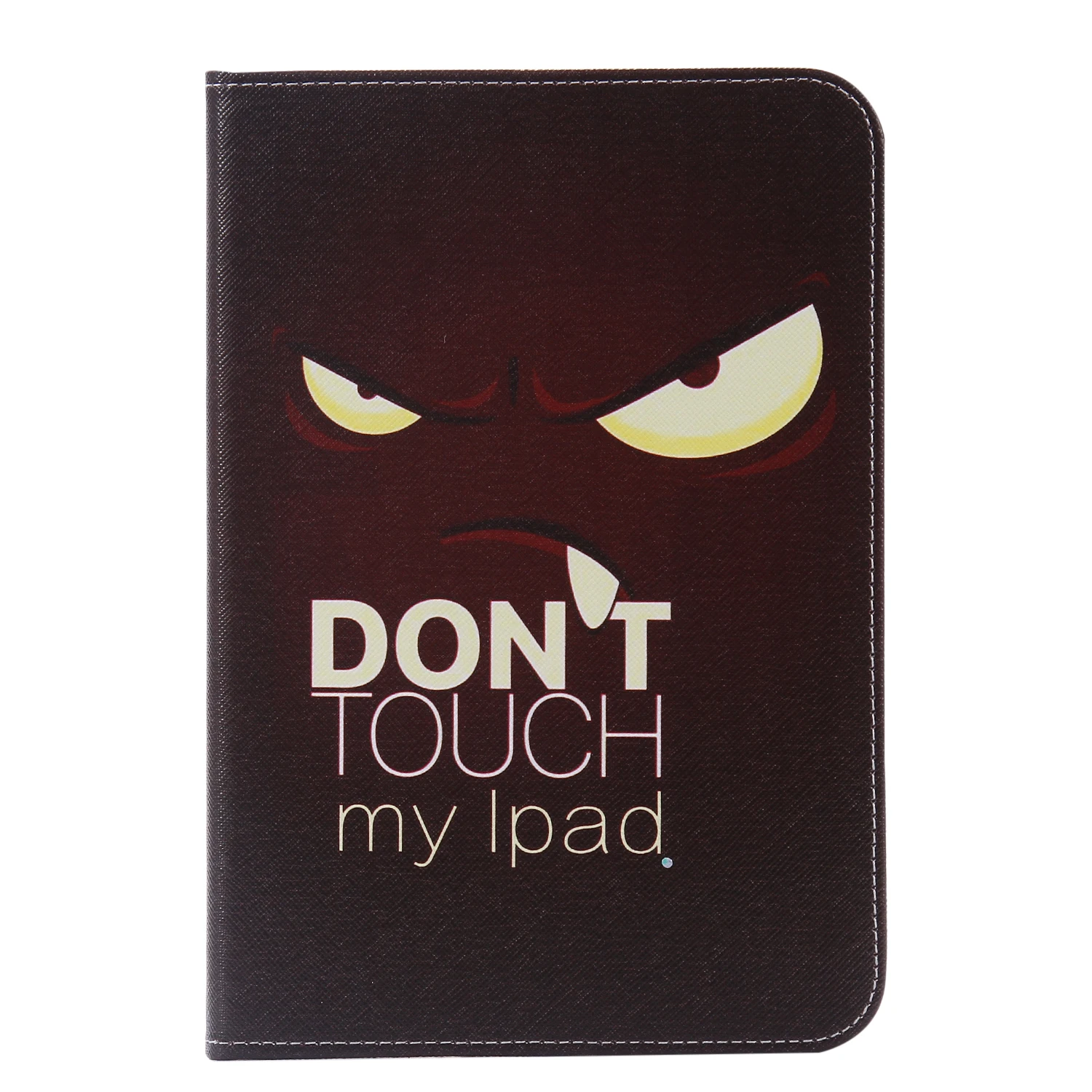 Модный умный чехол книжка из искусственной кожи с цветком и мультяшным животным