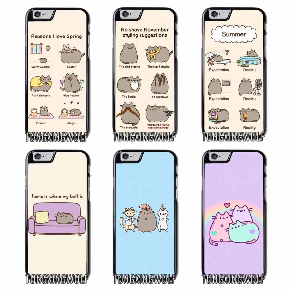 Pusheen чехол с изображением котов для Xiaomi Redmi Mi8 SE A2 pocco F1 Note 3 S 4A 4X 5A 6A Pro Plus Oneplus T 5 6
