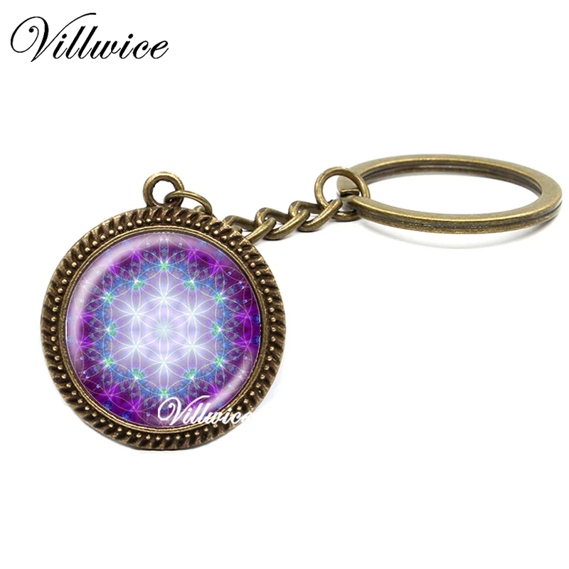 Винтажный брелок с мандалой ручная работа художественное изображение