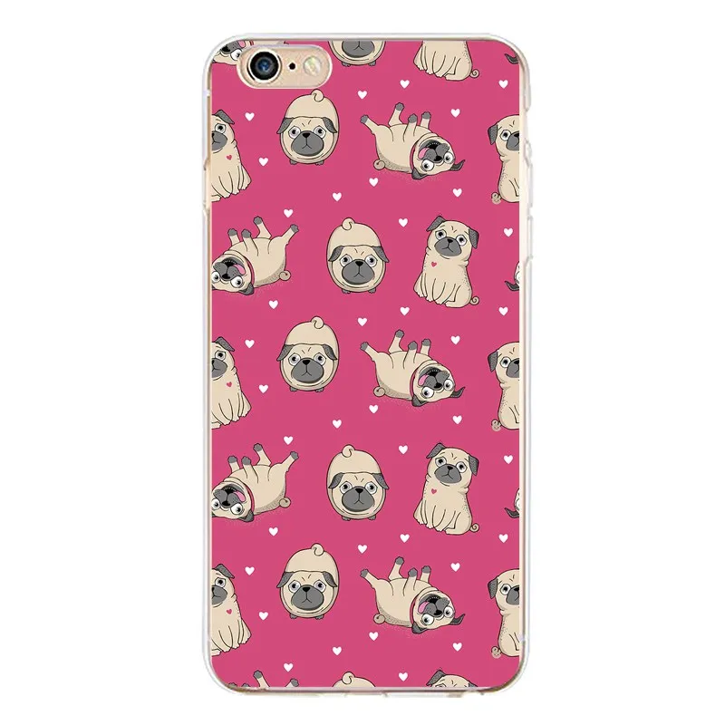 Original Flora Coque Soft Clear TPU Phone Case For iPhone 4/4s 5 5s 6 6plus 7 8plus x Silicone Girl Dog Free Shipping | Мобильные