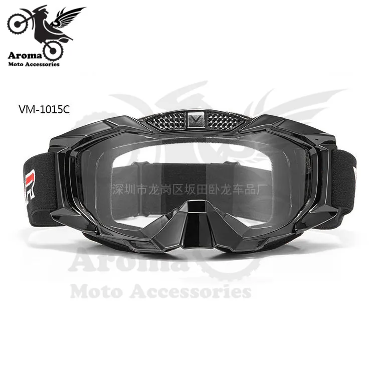 Красочные прозрачные линзы moto rbike защита глаз универсальные moto dirt pit bike внедорожные гонки rcycle очки для мотокросса