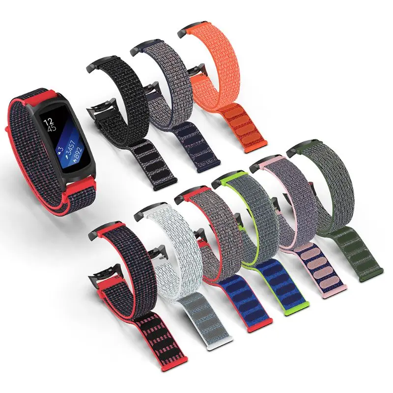 Нейлоновая петля для samsung gear Fit2 Pro/gear fit 2 SM-R360 ремешок нейлоновый сменный смарт-браслет с адаптером COMLYO