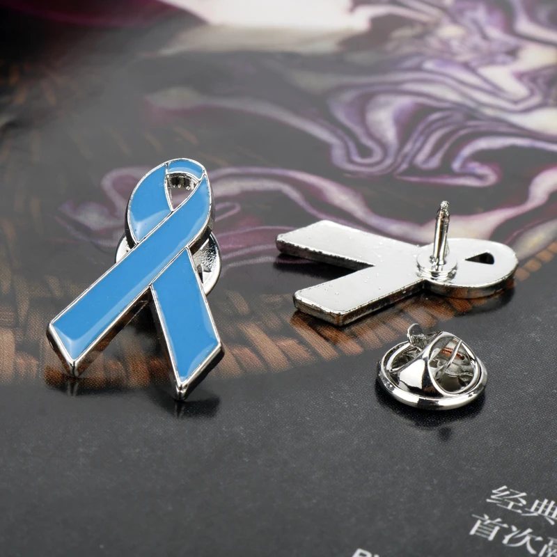 dongsheng Fight AIDS Zinc Alloy Enamel Brooch Red Bule Ribbon Badge Pins Gifts to Prevent Breast Cancer | Украшения и аксессуары