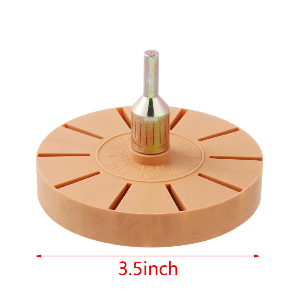 3 5 дюймов универсальный резиновый ластик колесо для удаления клея Автомобиля