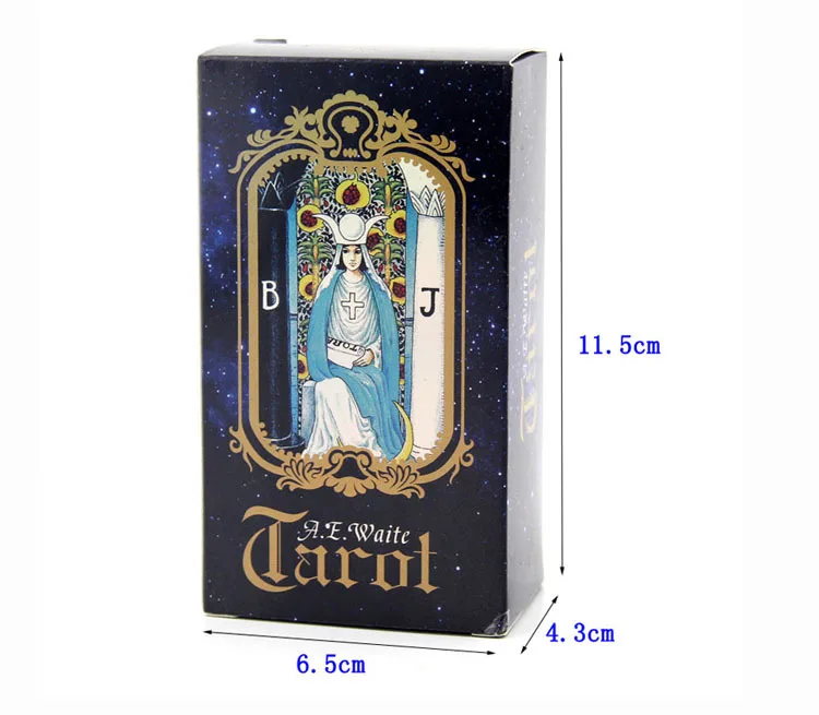 Английская колода Таро A. E. waite Tarot гадание Таро Семейные развлечения с английским руководством