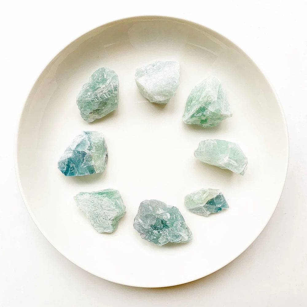 1 шт. зеленая флюоритовая Хрустальная сырая минеральная флюорита образцы камней