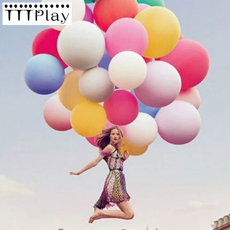 36 дюймов большой круглый латексный шар 13 цветов свадебные украшения воздушные
