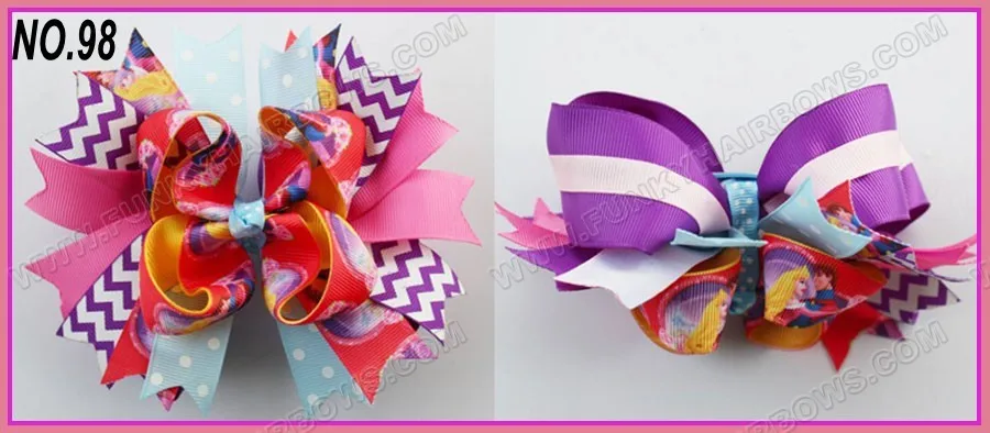 Банты для волос 145 шт. модные с большим слоем 6 дюймов|bows for hair clips|printed ribbon bowsprinted