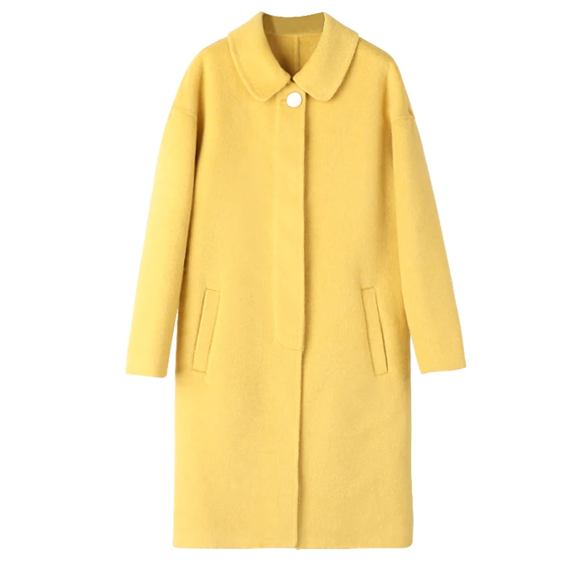 

New double-sided cashmere overcoat in spring of 2019