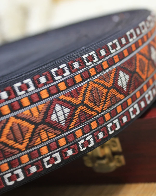 Новый рисунок 10 ярдов/партия 4 см вышитая национальная лента искусственная