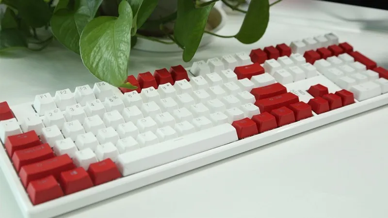 104/108 ANSI раскладка ABS/PBT двойная съемка с подсветкой Keycap для OEM Cherry MX переключатели Механическая игровая клавиатура