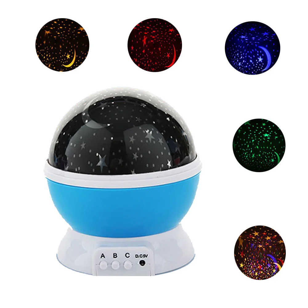 Звездное светодио дный небо Светодиодный Ночник проектор Luminaria Moon Новинка