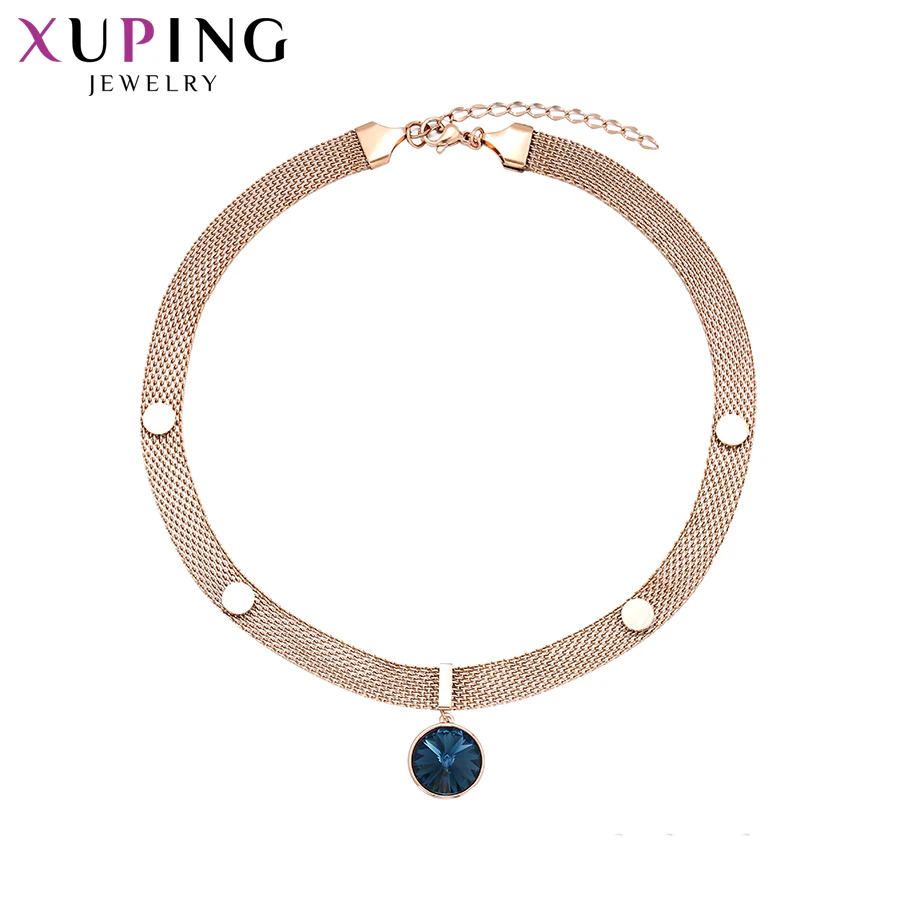 Xuping ювелирные изделия ожерелья в стиле "Ретро" кристаллы от Swarovski специальный дизайн подарок для персонализированной моды дамы S176.9-ожерелье-00993