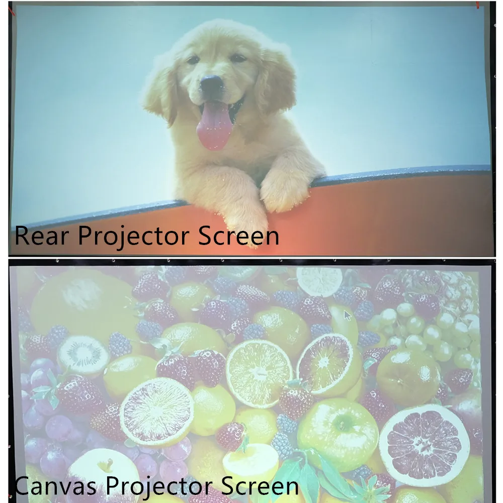 NIERBO Rear Projector Screen 72 to 300 Inches 16:9 4:3 Portable Commercial Foldable High Brightness Home Cinema | Электроника