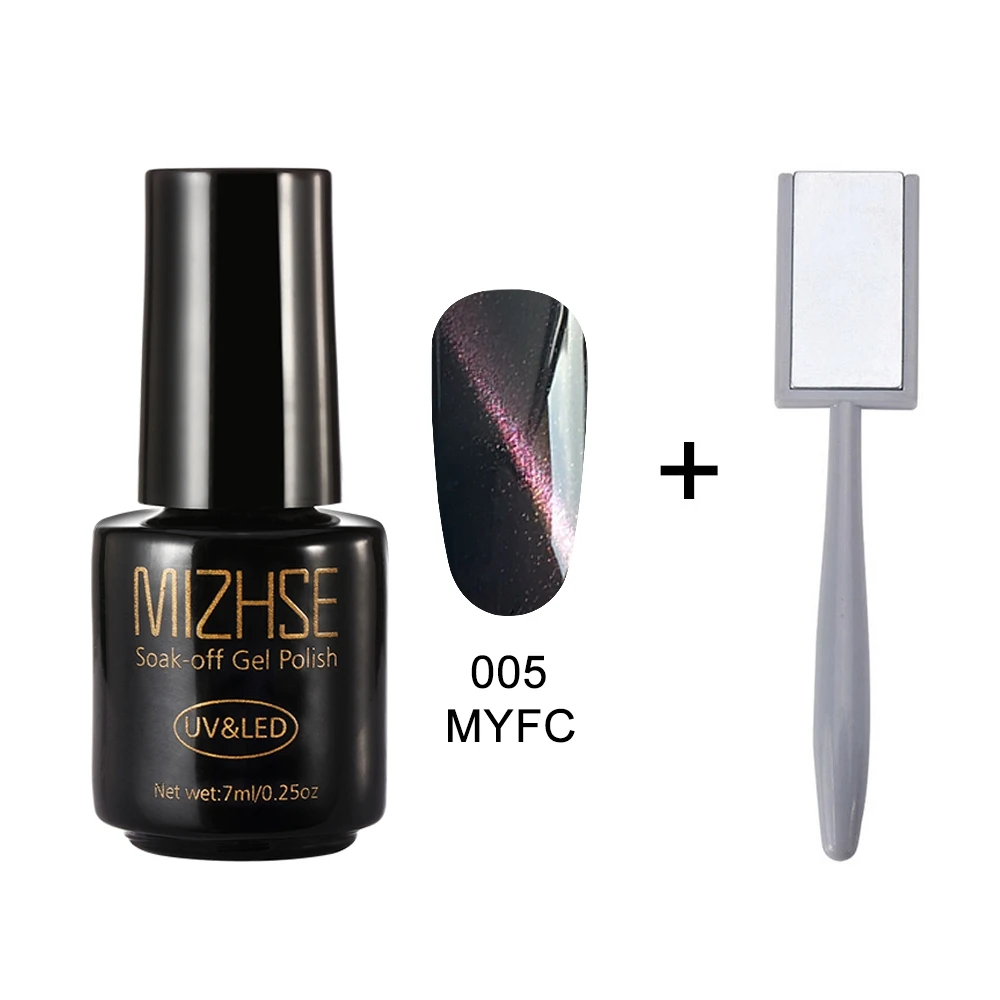 MYFC005 MIZHSE 1 шт. УФ-гель для ногтей набор гель-лаков для ногтей 7 мл кошачий глаз УФ-лак для ногтей Гель-лак с 3D эффектом магнитная палочка - Цвет: MYFC005