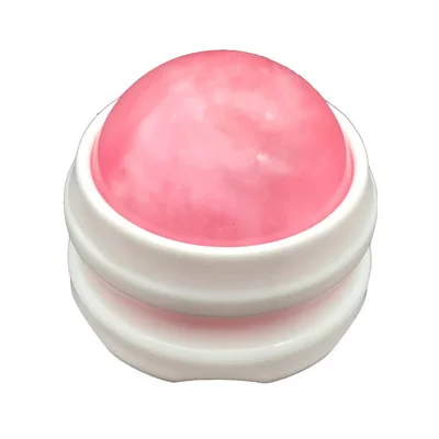 White Base Pink Массажный роликовый мяч, массажер для тела, терапевтический инструмент для ног, спины, талии, бедер, ручной массаж, инструменты для здоровья - Цвет: White Base Pink