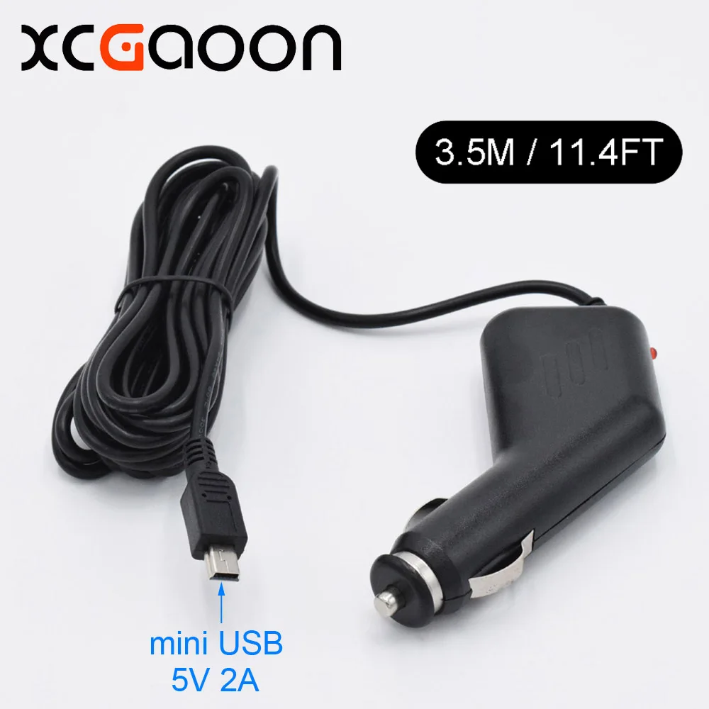 Автомобильное зарядное устройство XCGaoon 5 В 2 А mini USB для видеорегистратора камеры