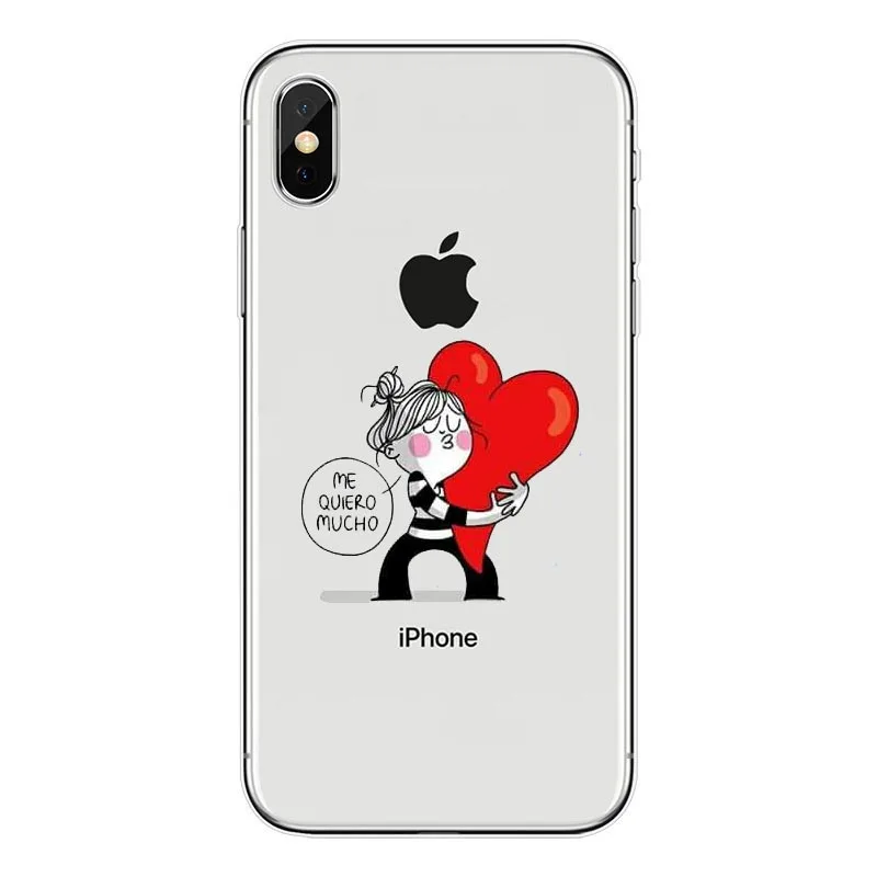 TPU Принципиально Перейти la volatil Мягкий силиконовый прозрачный чехол для iPhone X 8 7 6 6 S плюс 5S 5C SE XS Max - Цвет: TPU