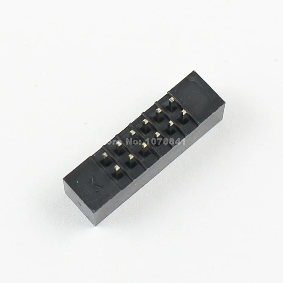 100 шт. 2 мм 2x6 Pin 12 штепселный Прямые мужской окутанный PCB Заголовка коробки IDC