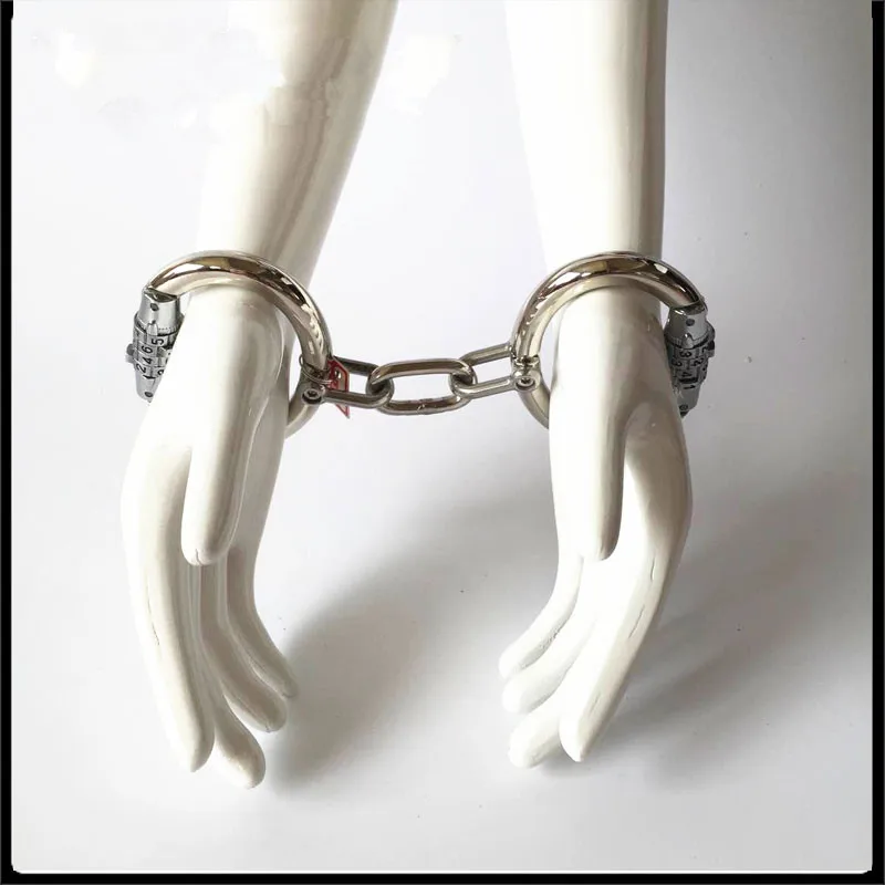 Наручники из нержавеющей стали с паролем металлические - Цена: 3 837,87 руб.