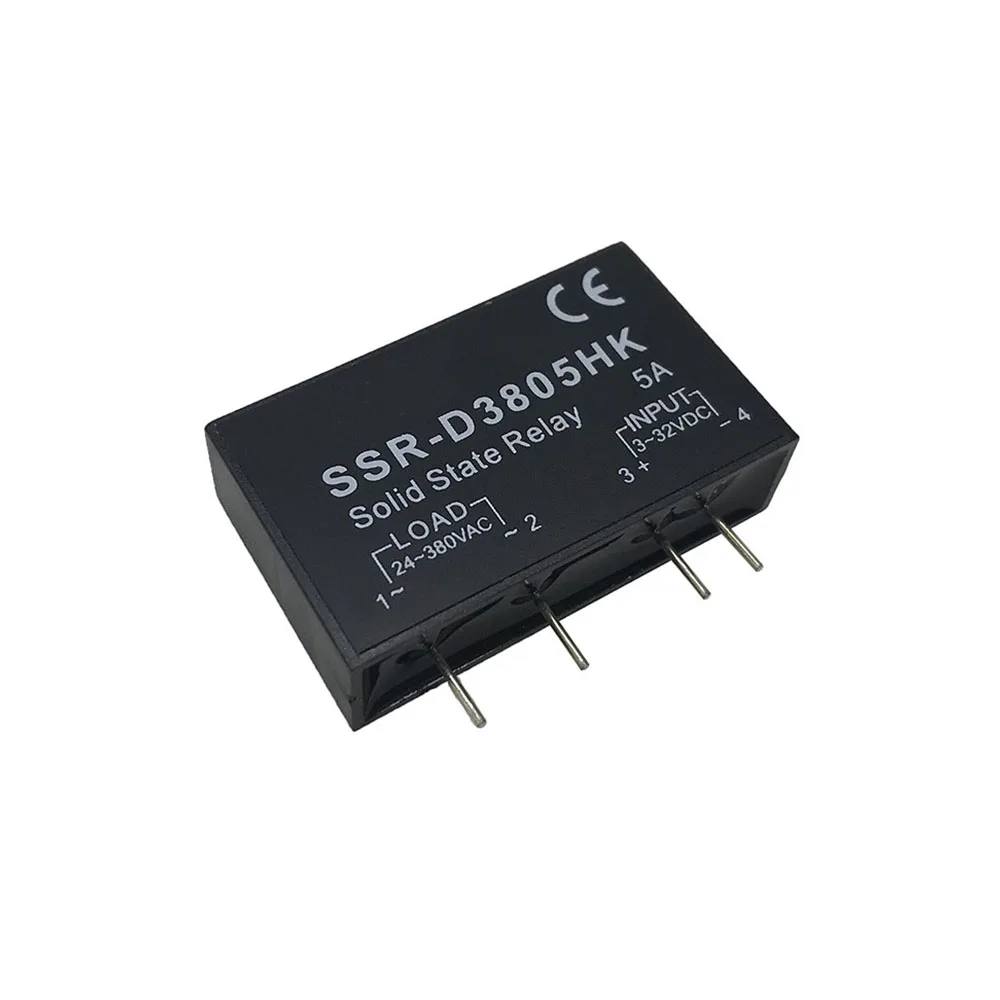 PCB с контактами SSR-D3805HK 5А DC-AC твердотельные реле SSR-D3805HK