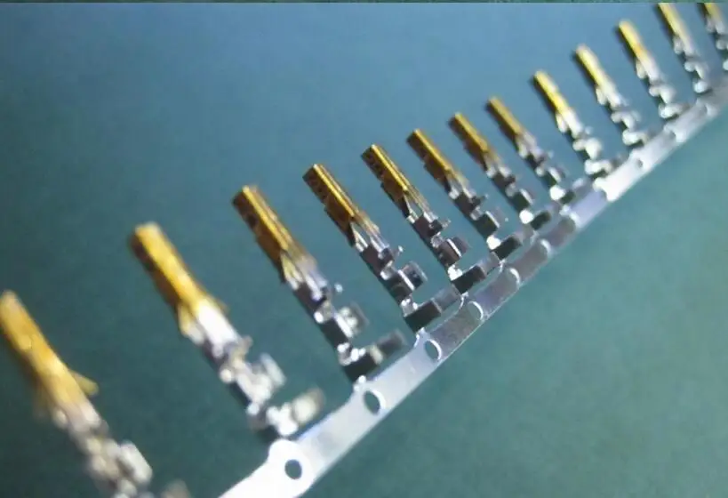 

300PCS/1LOT 4.2mm 5557 Computer connector terminals female needle for 6P 8P 24P male shell /Half Gold-plated high foot/low foot