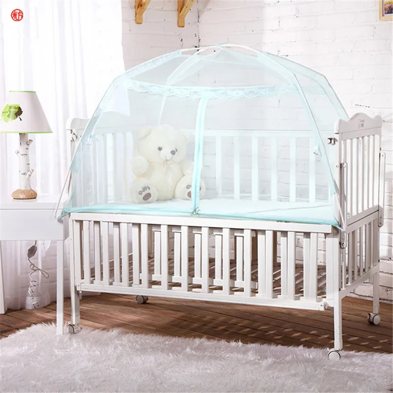 Домашний текстиль синяя детская москитная сетка кровать монгольская юрта