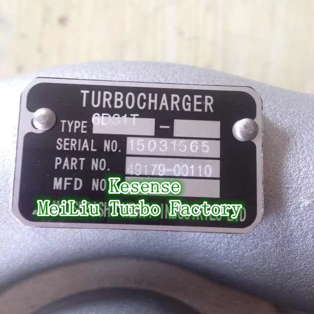 TD06-17C 4917902100 49179-00110 дизельный двигатель турбо 49179-02100