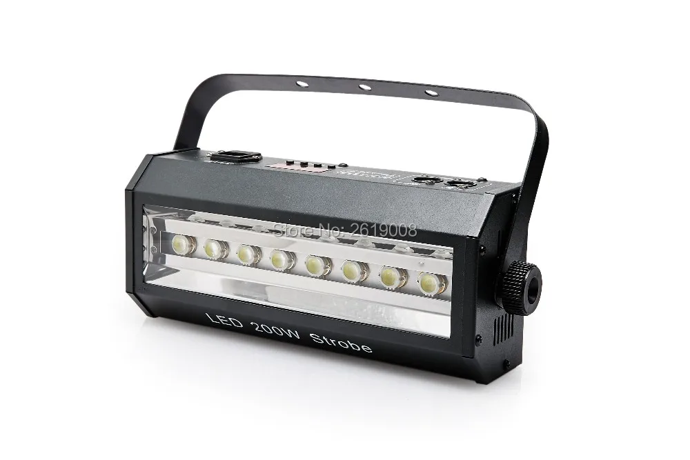Светодиодный стробоскоп 200 Вт DMX со звуковым управлением вечерние дискотеки DJ