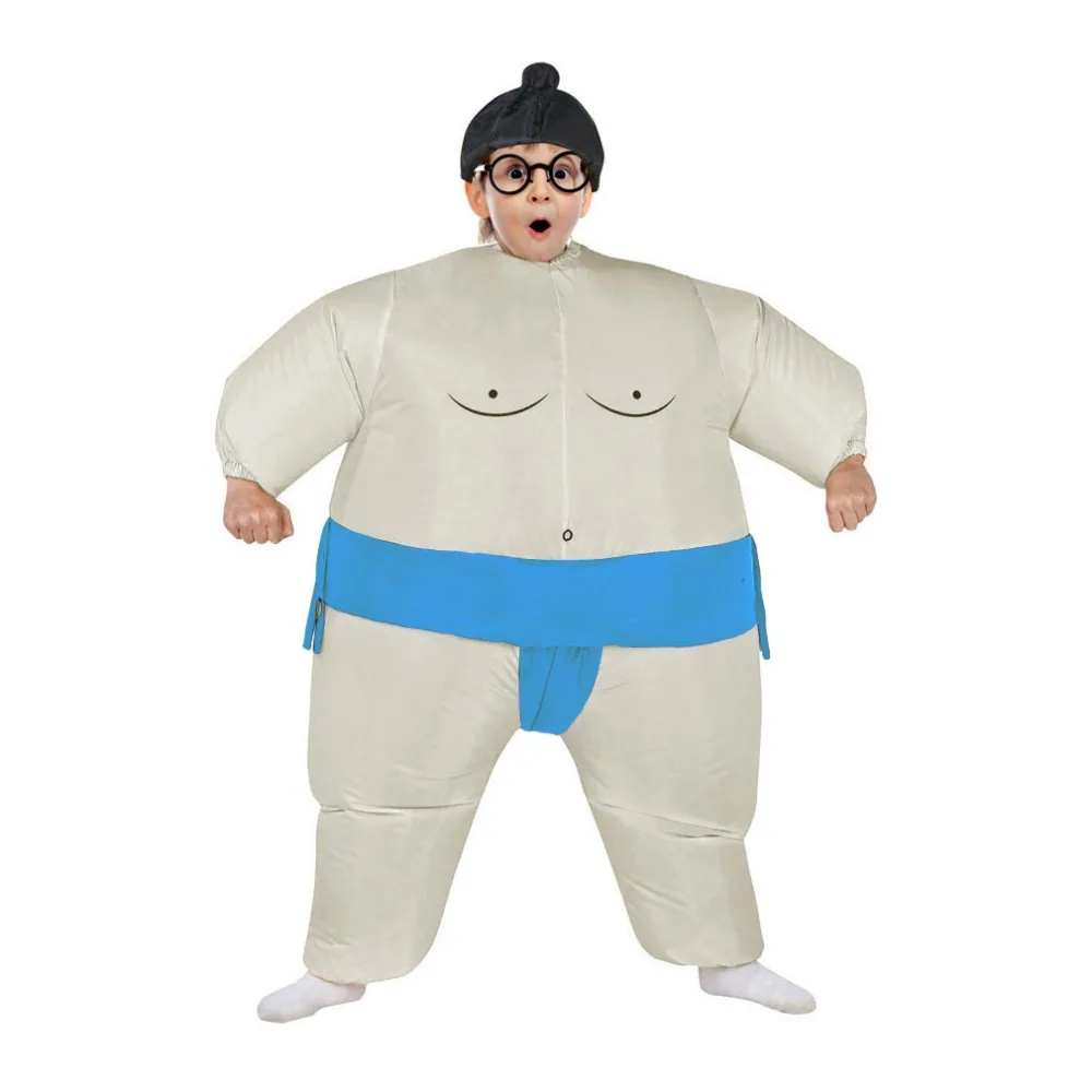 Надувной костюм для косплея Sumo комбинезон унисекс подходит взрослых детей