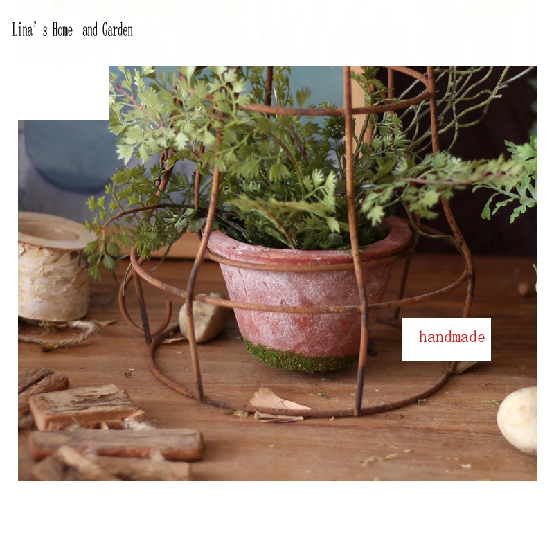 Подвесной винтажный деревенский шикарный садовый горшок | Дом и сад