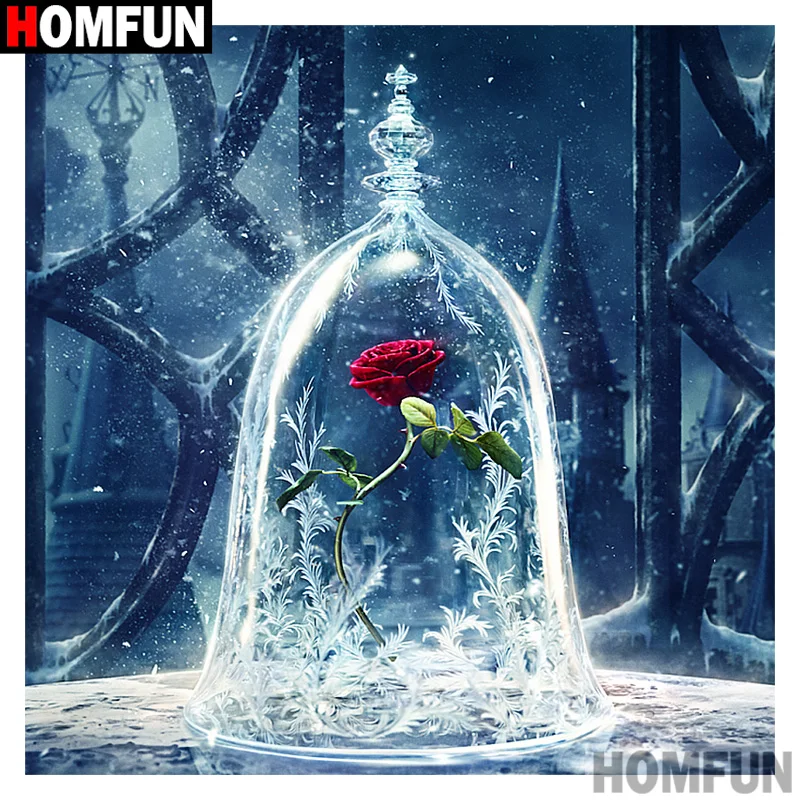 Алмазная живопись HOMFUN A16784 картина сделай сам из квадратных/круглых страз вышивка