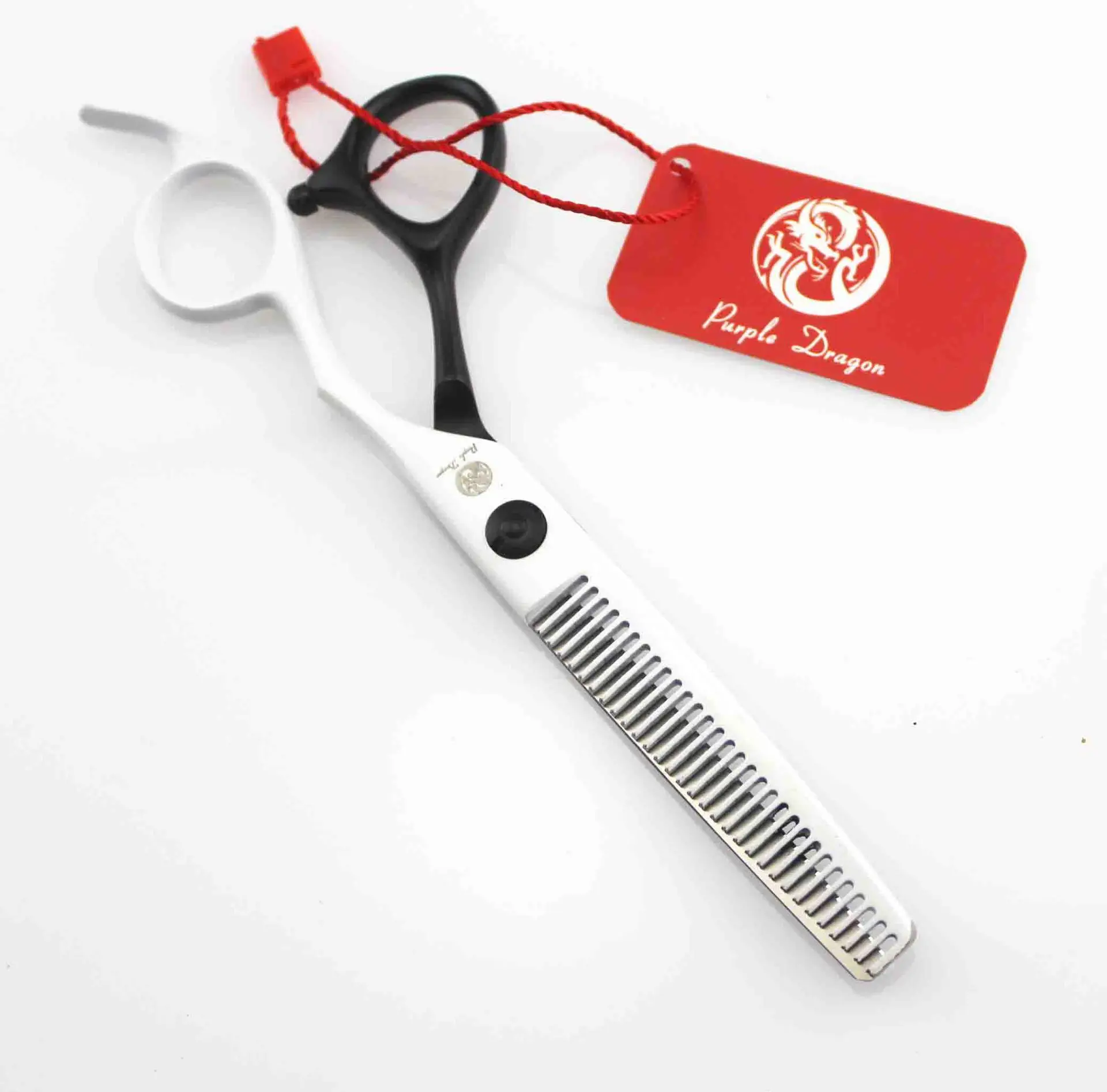 6 дюймов черные и белые ножницы для красок плоских челок зубные филировочные |