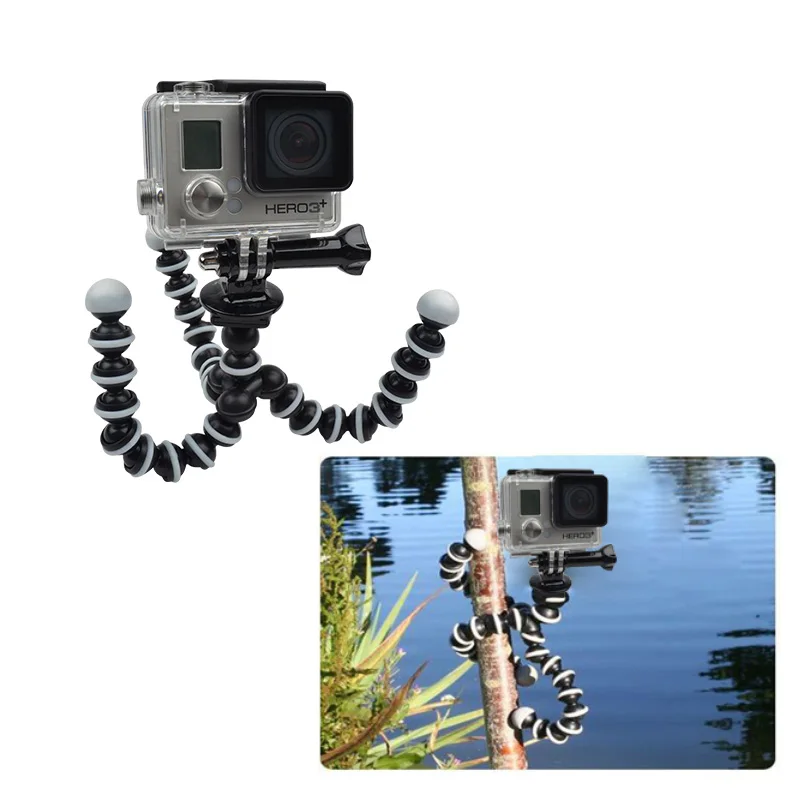 Гибкий штатив для Gopro Octopus камеры SJCAM EKEN XIAOMI YI цифровой DV мобильный телефон