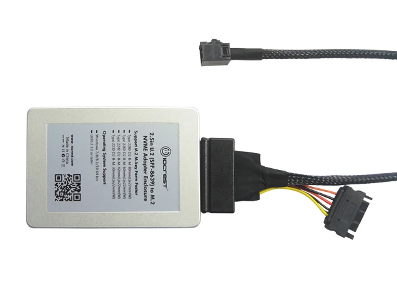 Адаптер M.2 NVMe SSD к PCI e U.2 адаптер для адаптера PCIe M2 конвертер с кабелем корпуса