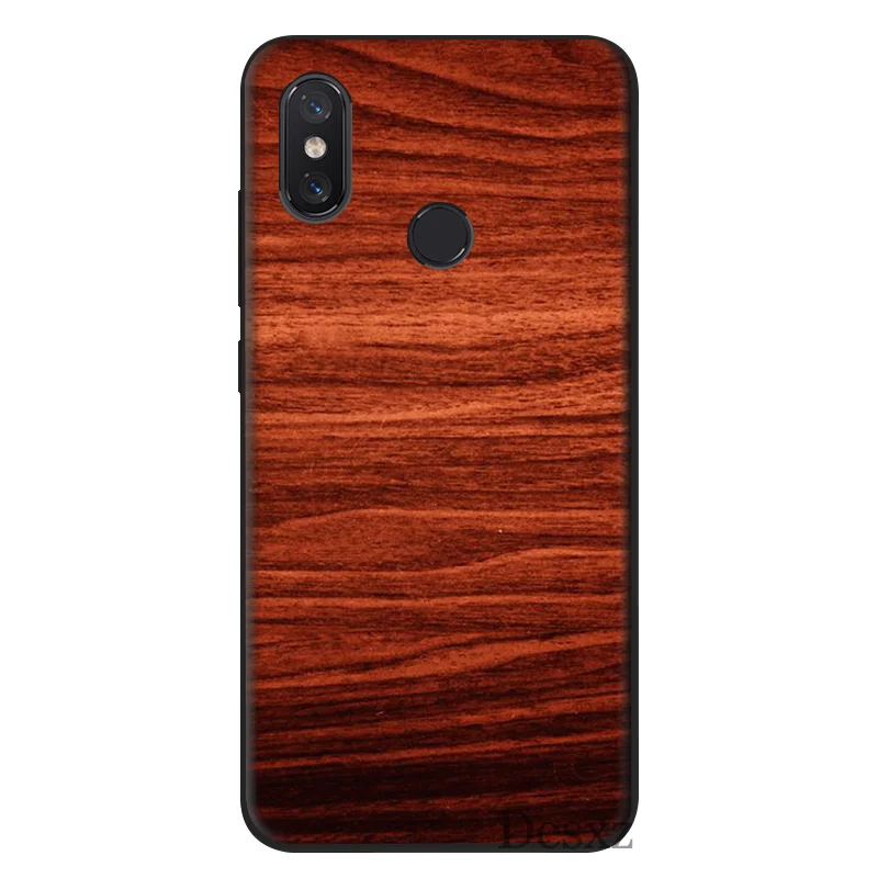 Текстурный Деревянный чехол для телефона Xiaomi Mi 6 8 Lite A1 A2 5X 6X F1 | Мобильные телефоны