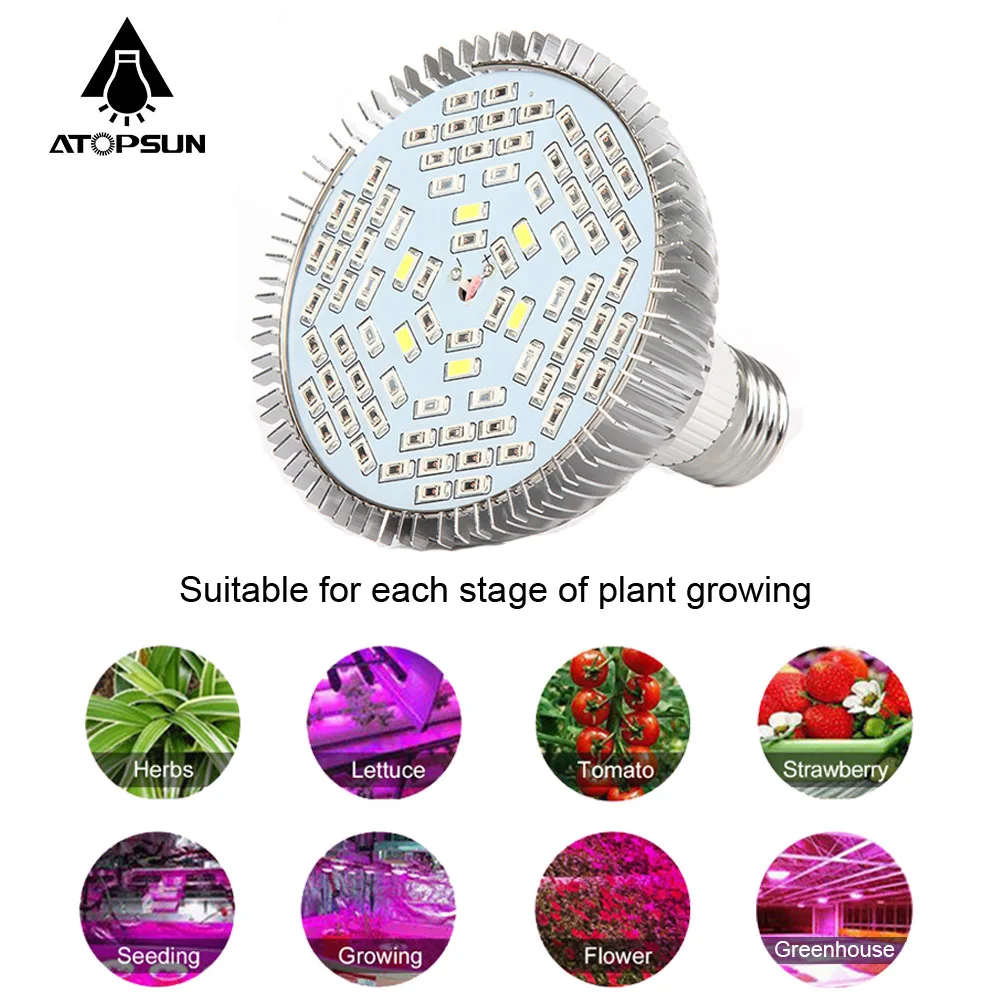 6 шт. полный спектр привело светать E27 30 Вт 50 80 светодиодные лампы завода для