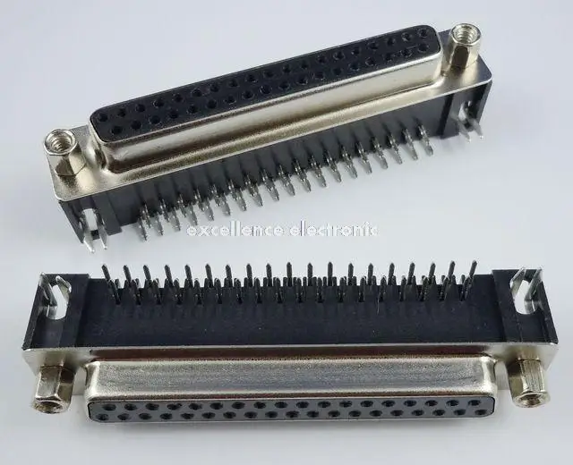 2 шт. D-SUB 37 Pin Female прямой угол разъем PCB ряда | Обустройство дома