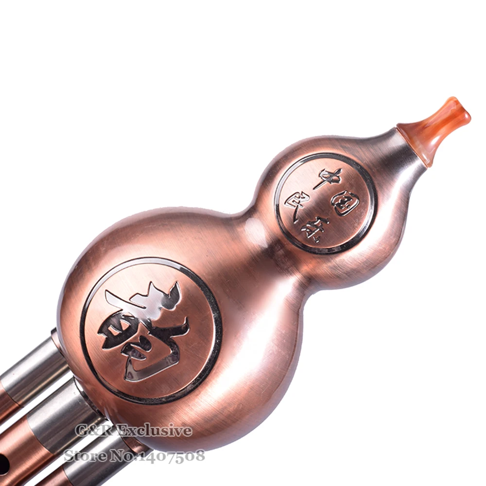 Китайская флейта Hulusi традиционная тыква флуоресцентная духовка музыкальные