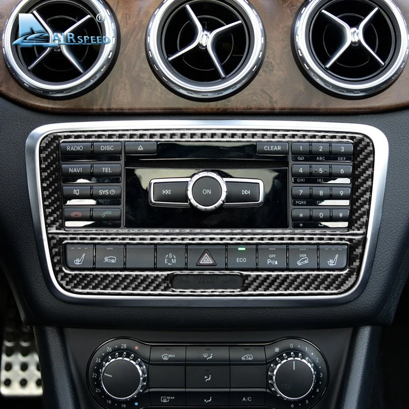 Airspeed для Mercedes Benz W169 W245 W117 W156 класс A B CLA GLA карбоновая оболочка CD дисков|Лепнина
